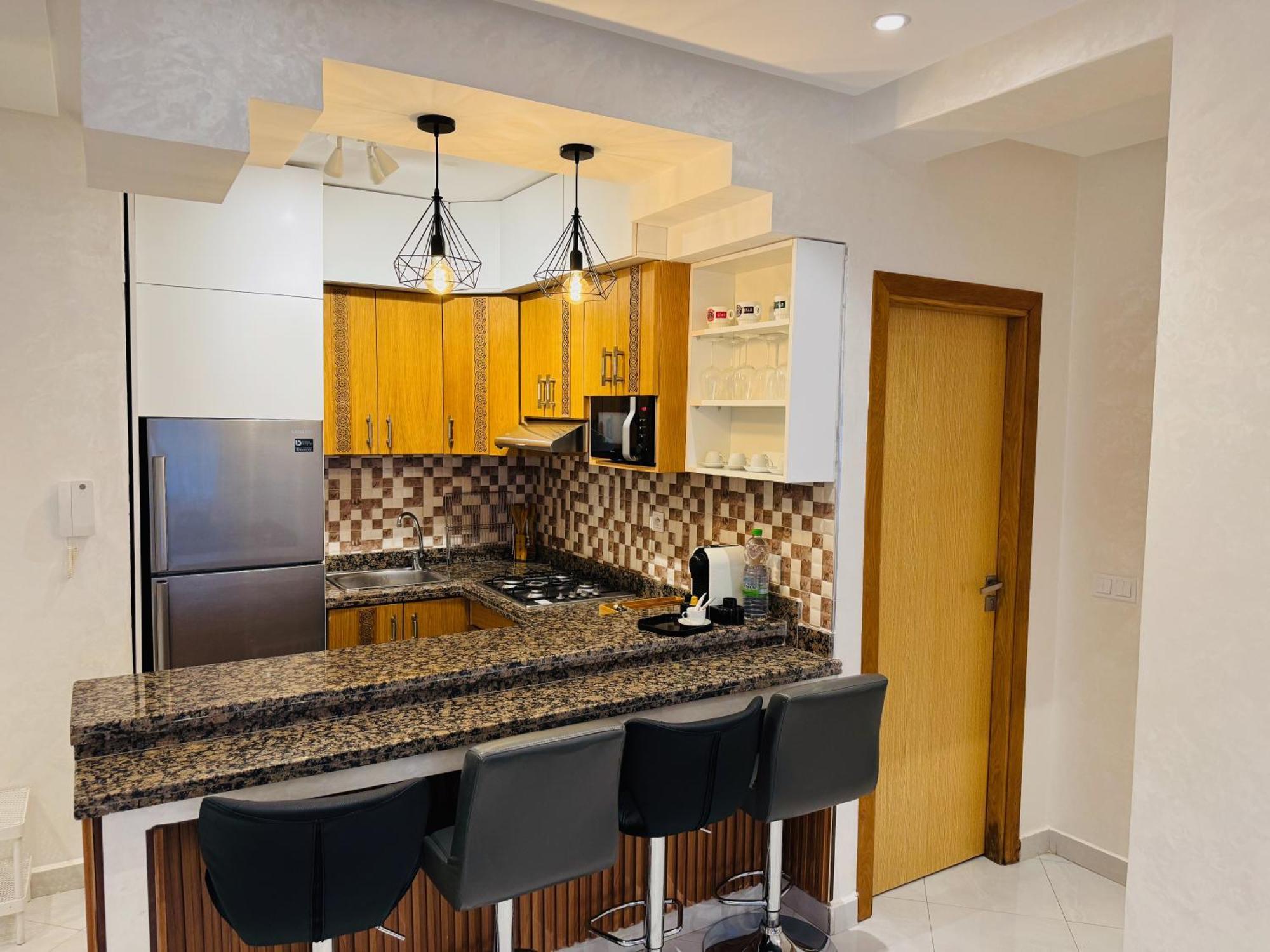 Modern Apartment In The Heart Of Tangeri Esterno foto