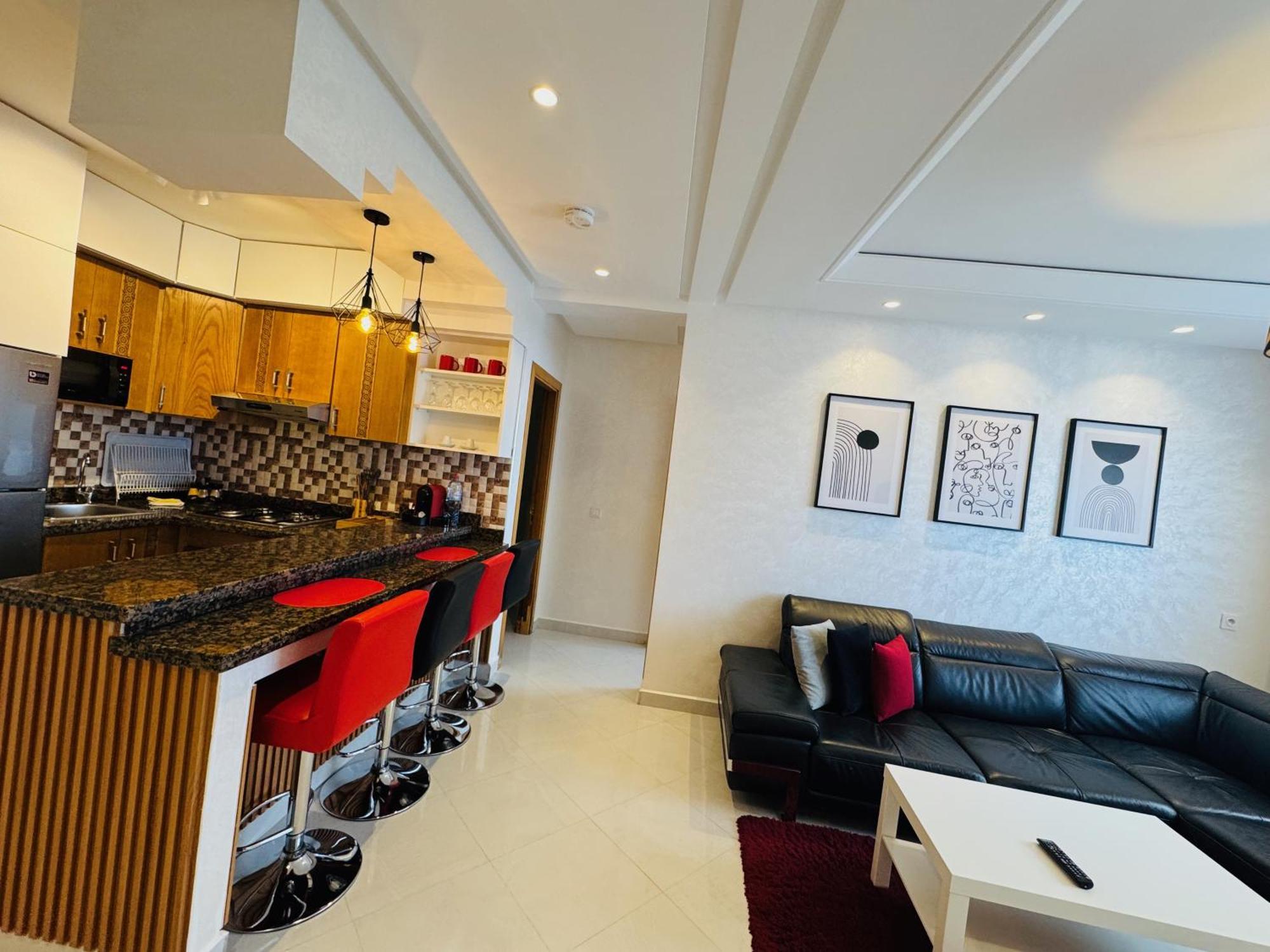 Modern Apartment In The Heart Of Tangeri Esterno foto