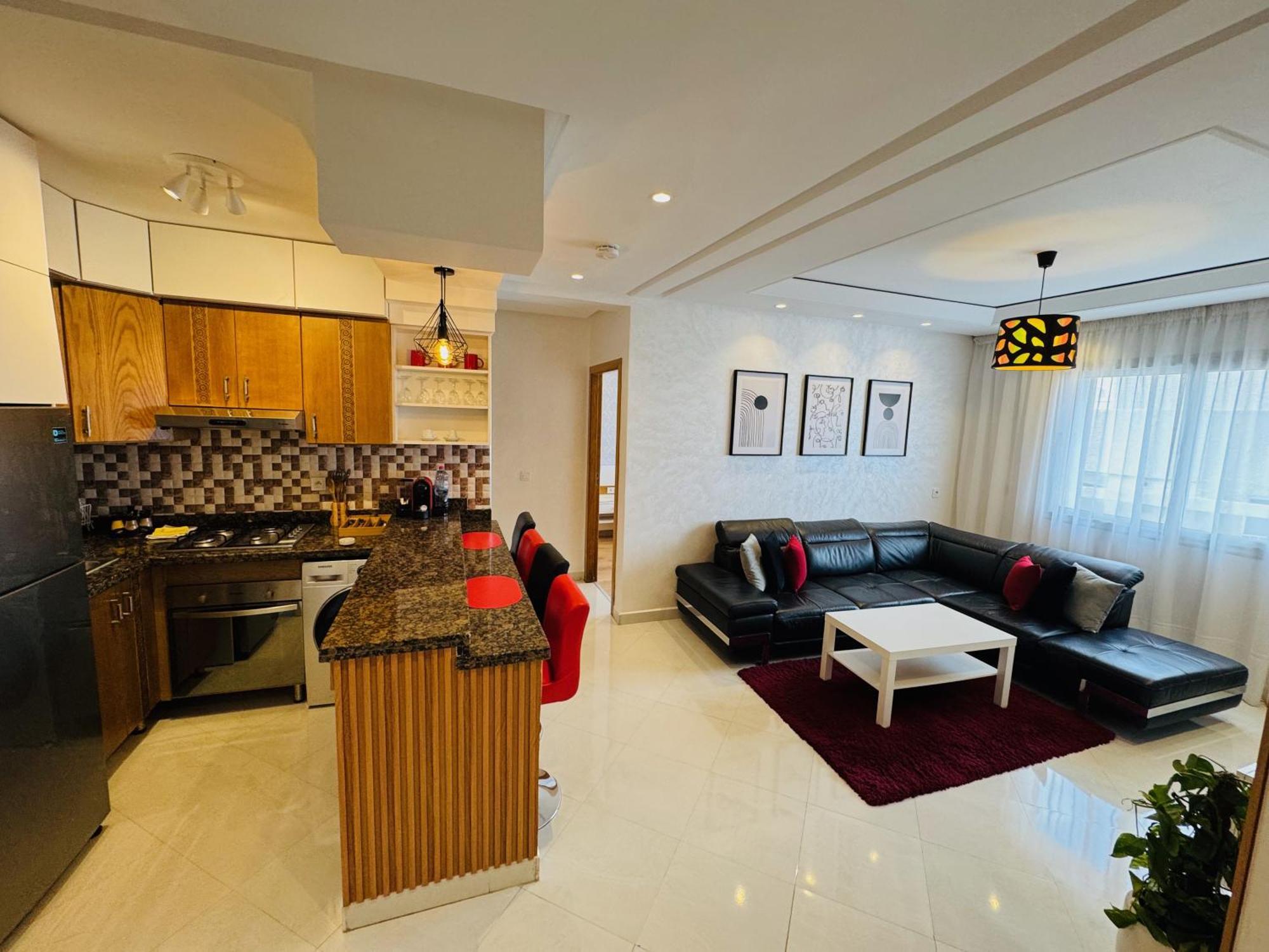 Modern Apartment In The Heart Of Tangeri Esterno foto