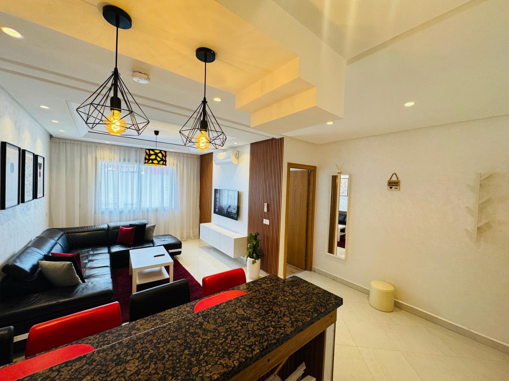 Modern Apartment In The Heart Of Tangeri Esterno foto